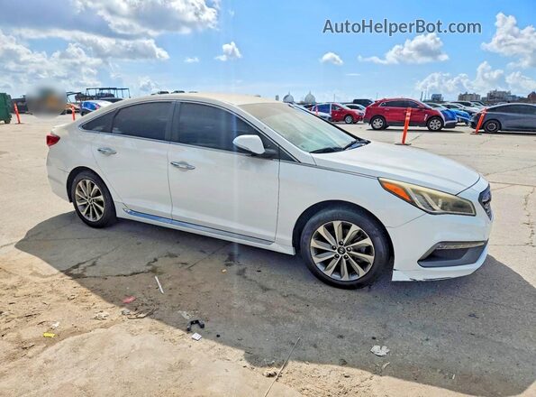 5NPE34AF0GH272858 2016 HYUNDAI SONATA White Դիմացի տեսք
