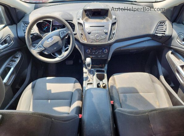 1FMCU9GD8JUB36235 2018 FORD ESCAPE Gray Սարքավորումների վահանակի տեսք