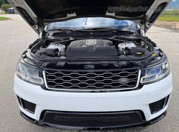 SALWR2RV8KA420377 2019 LAND ROVER RANGE ROVER Белый Вид салона спереди