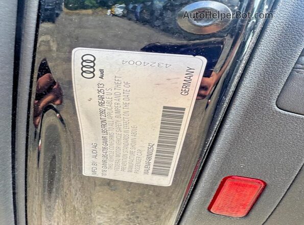 WAUENAF48KN002542 2019 AUDI A4 Black Widok wnętrza z tyłu
