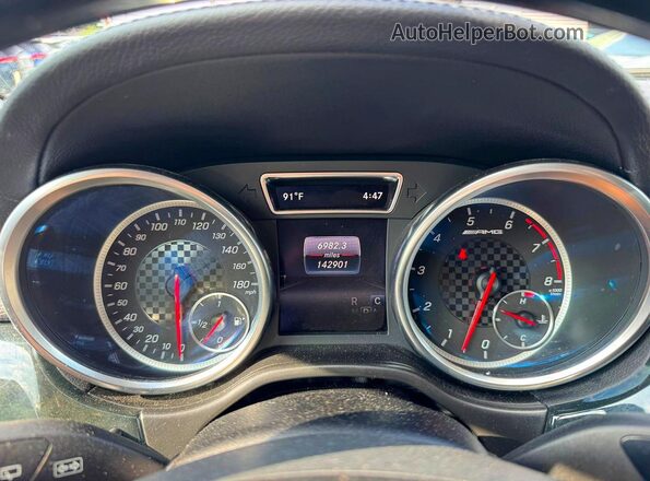 4JGDA6EB9JB005050 2018 MERCEDES-BENZ GLE White Вид щитка приладів
