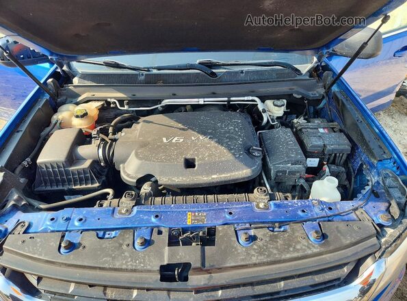 1GCGSCEN2J1258837 2018 CHEVROLET COLORADO Синий Вид подкапотного пространства
