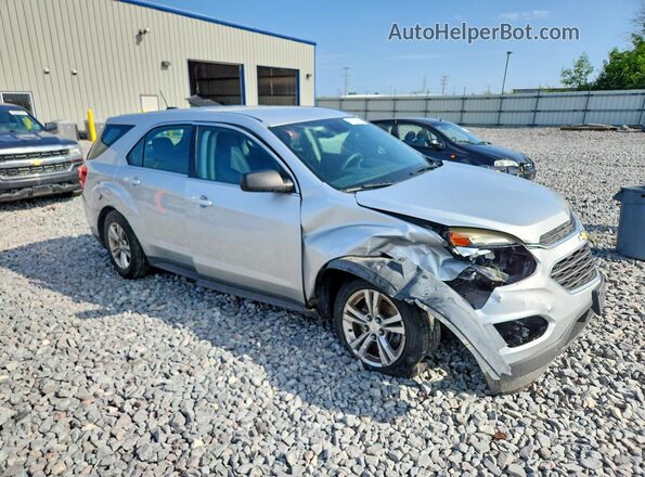 2GNALBEK8G6116041 2016 CHEVROLET EQUINOX Silver Front view