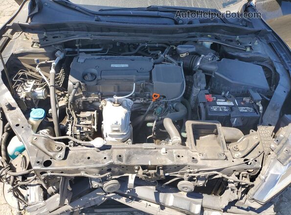 1HGCR2F55GA175769 2016 HONDA ACCORD Black Vista del compartimento del motor