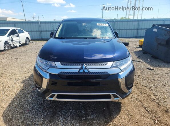 JA4AZ3A3XKZ044004 2019 MITSUBISHI OUTLANDER Blue უკანა ხედი