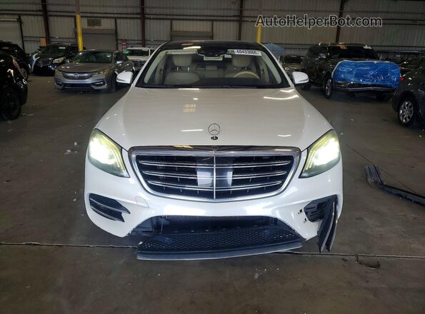 WDDUG6GB7JA364134 2018 MERCEDES-BENZ S-CLASS White Vista trasera