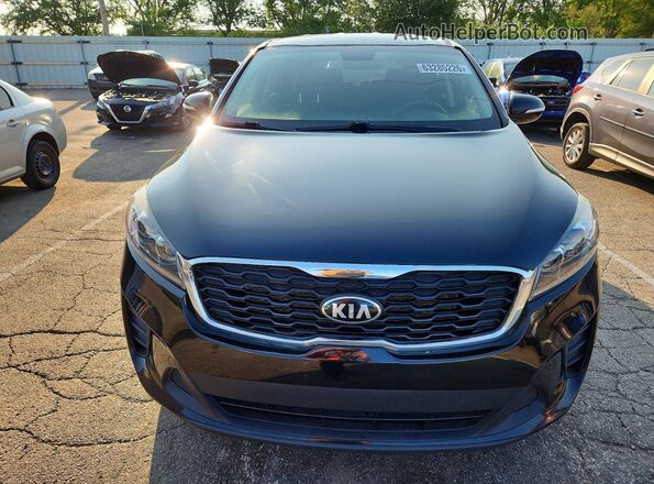 5XYPG4A5XLG612281 2020 KIA SORENTO Black Вид ззаду