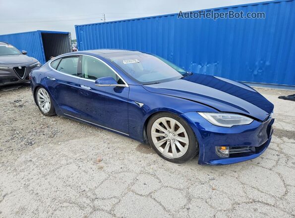 5YJSA1E21HF202865 2017 TESLA MODEL Blue წინა ხედი