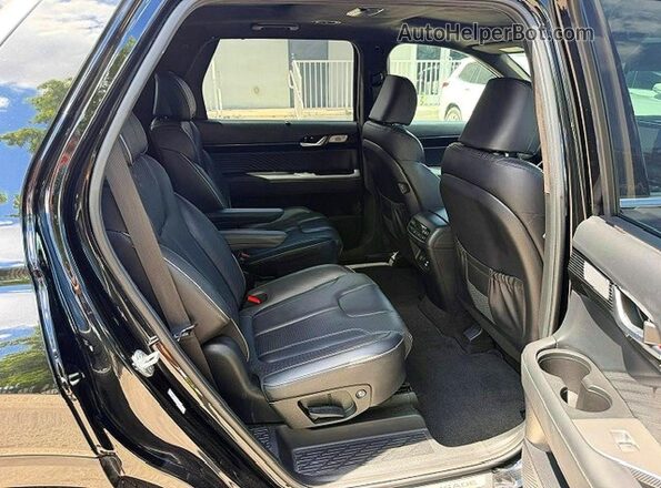 KM8R7DGE9PU505495 2023 HYUNDAI PALISADE Черный Вид подкапотного пространства