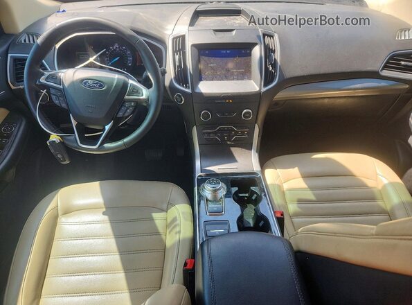 2FMPK3J98LBB47883 2020 FORD EDGE Черный Вид щитка приборов
