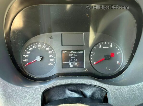 WD4PF1CDXKP134242 2019 MERCEDES-BENZ SPRINTER Gray Widok zestawu wskaźników