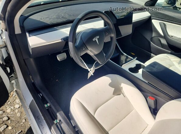 5YJ3E1EA7LF793311 2020 TESLA MODEL 3 White Սարքավորումների վահանակի տեսք