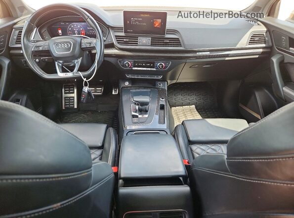 WA1C4AFY9J2021501 2018 AUDI SQ5 Red Instrument cluster view