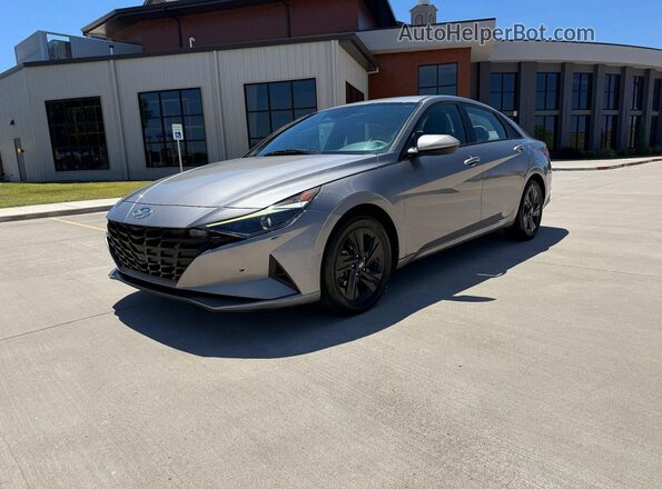KMHLM4AG3MU192044 2021 HYUNDAI ELANTRA Gray Trasero derecho