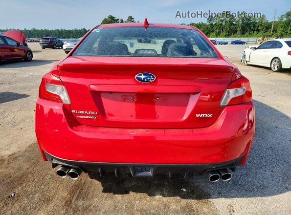 JF1VA1C66J9835497 2018 SUBARU WRX Red Widok wnętrza z przodu