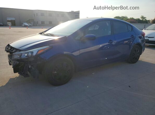 3KPFK4A75HE025129 2017 KIA FORTE Blue Հետևի ձախ