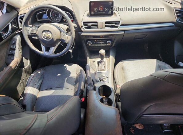 JM1BM1N30G1277628 2016 MAZDA 3 Blue Vista del cuadro de instrumentos