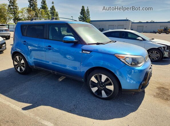 KNDJP3A5XG7387895 2016 KIA SOUL Blue Front view
