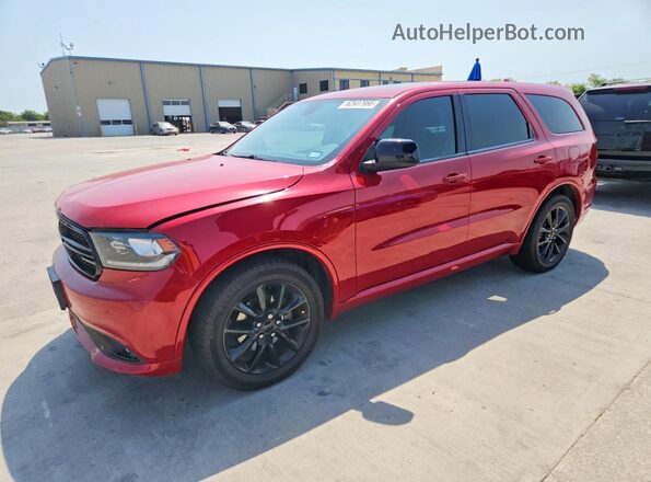 1C4RDHAG6JC302253 2018 DODGE DURANGO Red Tył lewy