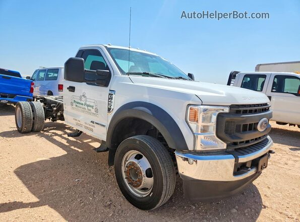 1FDUF4GT5MEC12498 2021 FORD F450 White წინა ხედი