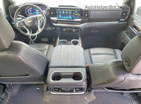 2GC4KTEY1S1132915 2025 CHEVROLET SILVERADO White Вид щитка приладів
