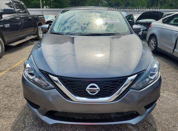 3N1AB7AP9KY403666 2019 NISSAN SENTRA Серый Вид сзади
