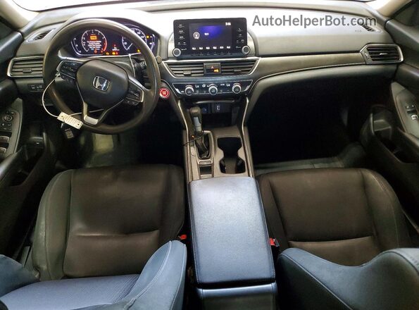1HGCV1F17KA030535 2019 HONDA ACCORD White Вид щитка приладів