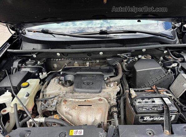 2T3RFREV4JW857885 2018 TOYOTA RAV4 Black Widok tylnych siedzeń