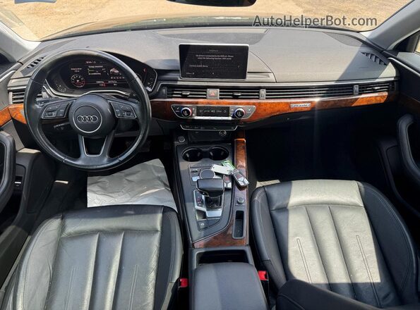 WAUENAF48KN002542 2019 AUDI A4 Black Widok tylnych siedzeń