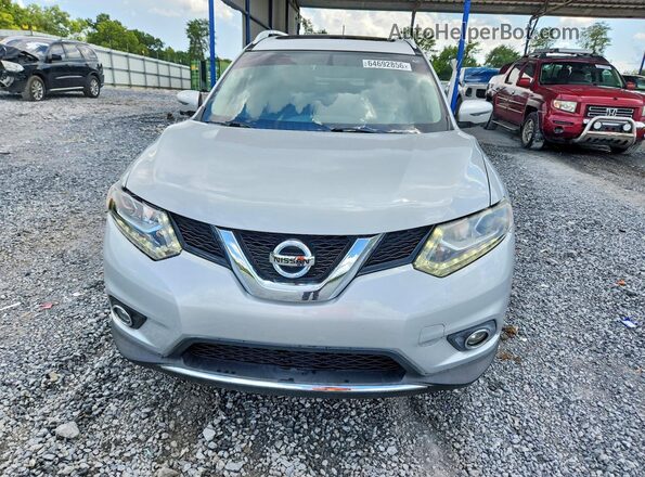 5N1AT2MT6GC917394 2016 NISSAN ROGUE Серебряный Вид сзади
