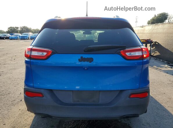 1C4PJLCB5JD544661 2018 JEEP CHEROKEE Blue Vista interior delantera