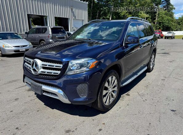 4JGDF6EE2HA815020 2017 MERCEDES-BENZ GLS-CLASS Синий Задняя левая четверть