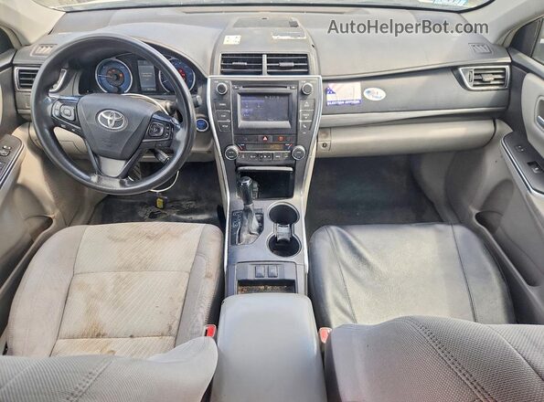 4T1BD1FK8HU217467 2017 TOYOTA CAMRY Белый Вид щитка приборов