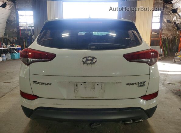 KM8J3CA29GU093175 2016 HYUNDAI TUCSON White წინა სალონის ხედი