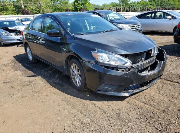 3N1AB7AP8GY260040 2016 NISSAN SENTRA Black Դիմացի տեսք