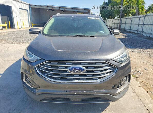 2FMPK3J9XKBB21297 2019 FORD EDGE Gray Вид ззаду