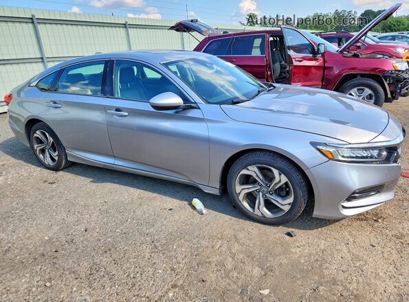 1HGCV1F4XJA076949 2018 HONDA ACCORD Silver Դիմացի տեսք