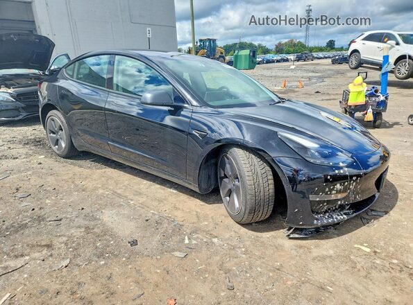 5YJ3E1EA5NF370214 2022 TESLA MODEL Black Vista frontal