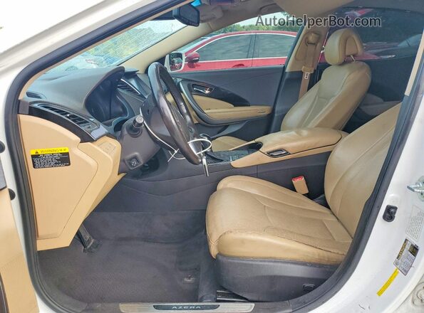 KMHFH4JG2GA504782 2016 HYUNDAI AZERA White Առջևի վահանակի տեսք