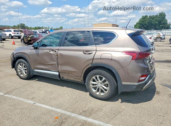 5NMS23AD7LH156045 2020 HYUNDAI SANTA FE Коричневый Задняя правая четверть