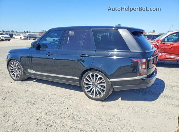 SALGS2EF0GA301396 2016 LAND ROVER RANGE Black Tył prawy