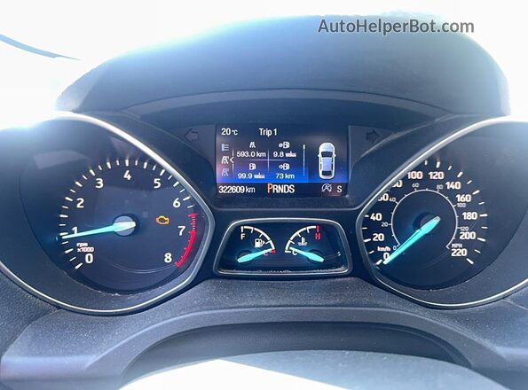 1FMCU9G95HUA55909 2017 FORD ESCAPE Blue ხელსაწყოთა პანელის ხედი