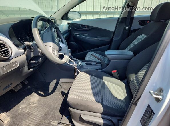 KM8K12AA0LU583879 2024 HYUNDAI KONA White Вид панелі приладів