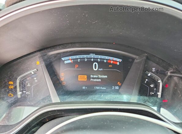 2HKRW2H92HH606757 2017 HONDA CR-V White უკანა სავარძლების ხედი