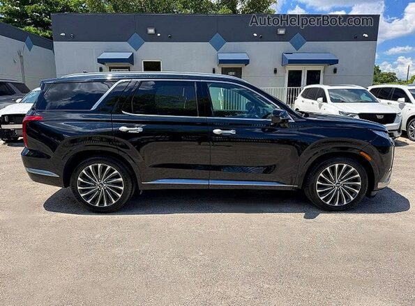 KM8R7DGE9PU505495 2023 HYUNDAI PALISADE Черный Панорамный вид салона 360°