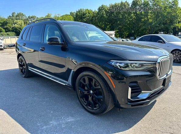 5UXCW2C03M9H82428 2021 BMW X7 Black Դիմացի տեսք
