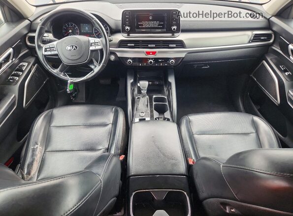 5XYP2DHC0LG015854 2020 KIA TELLURIDE Gray Вид щитка приладів