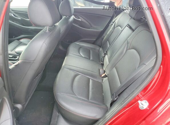 KMHH55LC7JU081768 2018 HYUNDAI ELANTRA Красный Вид подкапотного пространства