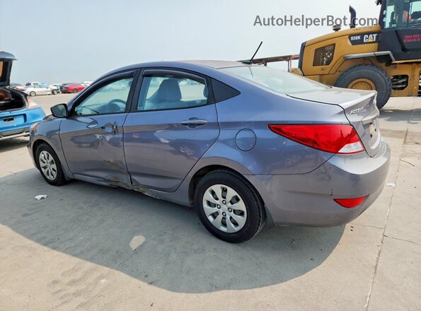 KMHCT4AE5GU086040 2016 HYUNDAI ACCENT Gray Trasero derecho