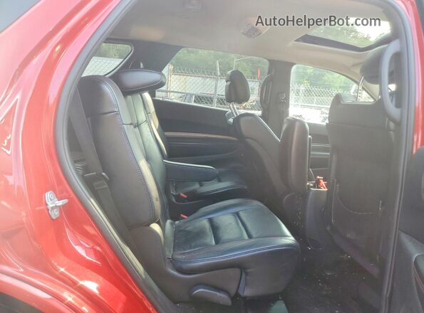 1C4RDJDG2JC362291 2018 DODGE DURANGO Red Widok wnętrza z tyłu